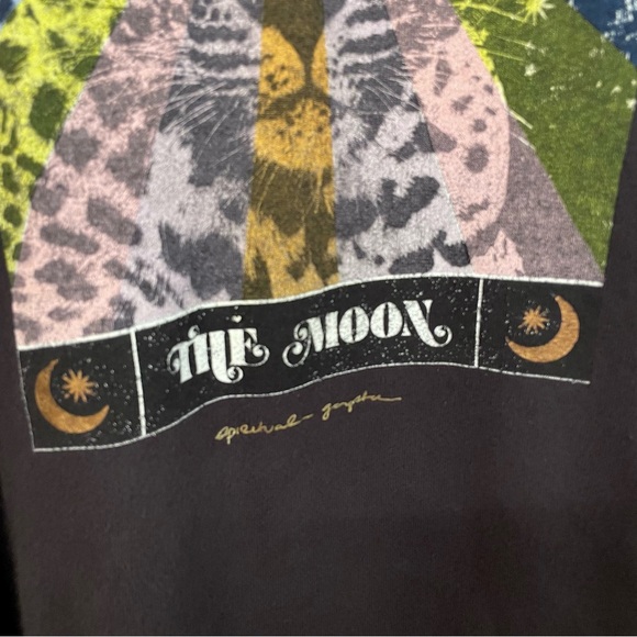 Spiritual Gangster- Black 'You Are A Force' Leopard Hoodie- S - Picture 15 of 16